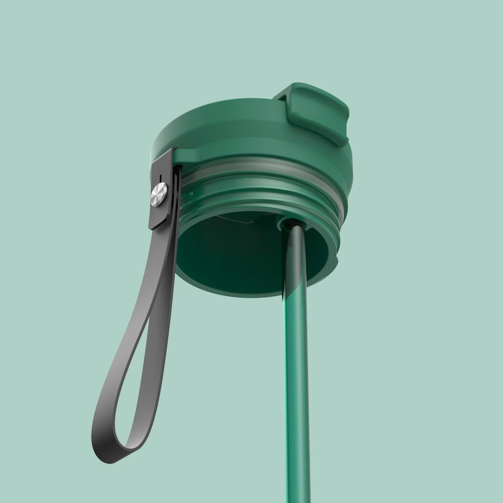24oz DualSip Bottle - Dark Emerald Champagne