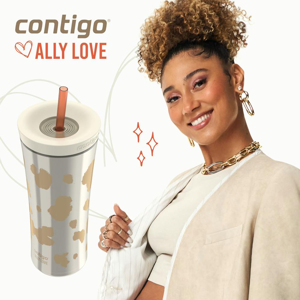 Contigo® x Ally Love Streeterville AUTOCLOSE® Shake & Go® Tumbler, 20oz - Oatmilk