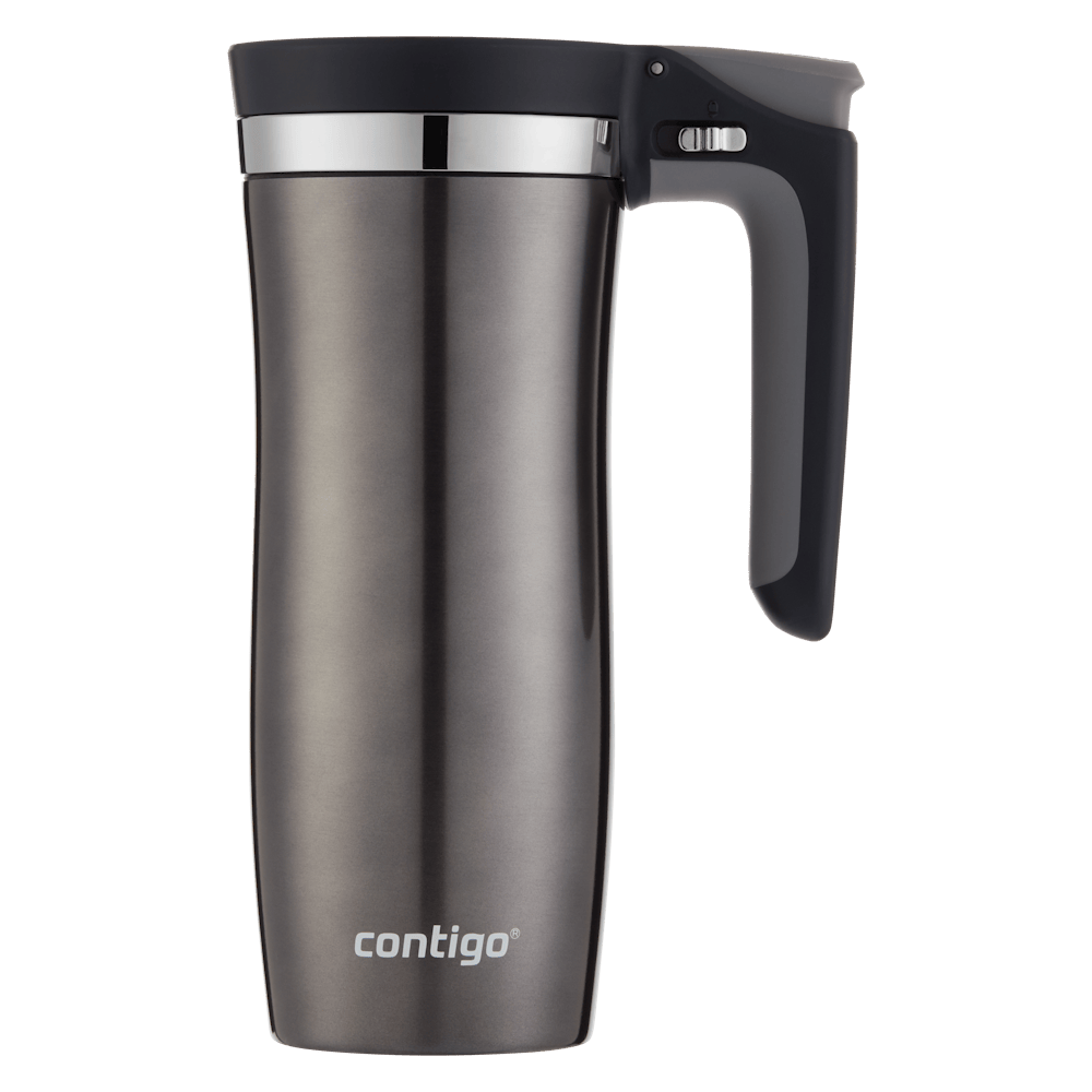 Contigo® Handled AUTOSEAL® Stainless Steel Travel Mug with Easy-Clean Lid, 16oz - Gunmetal