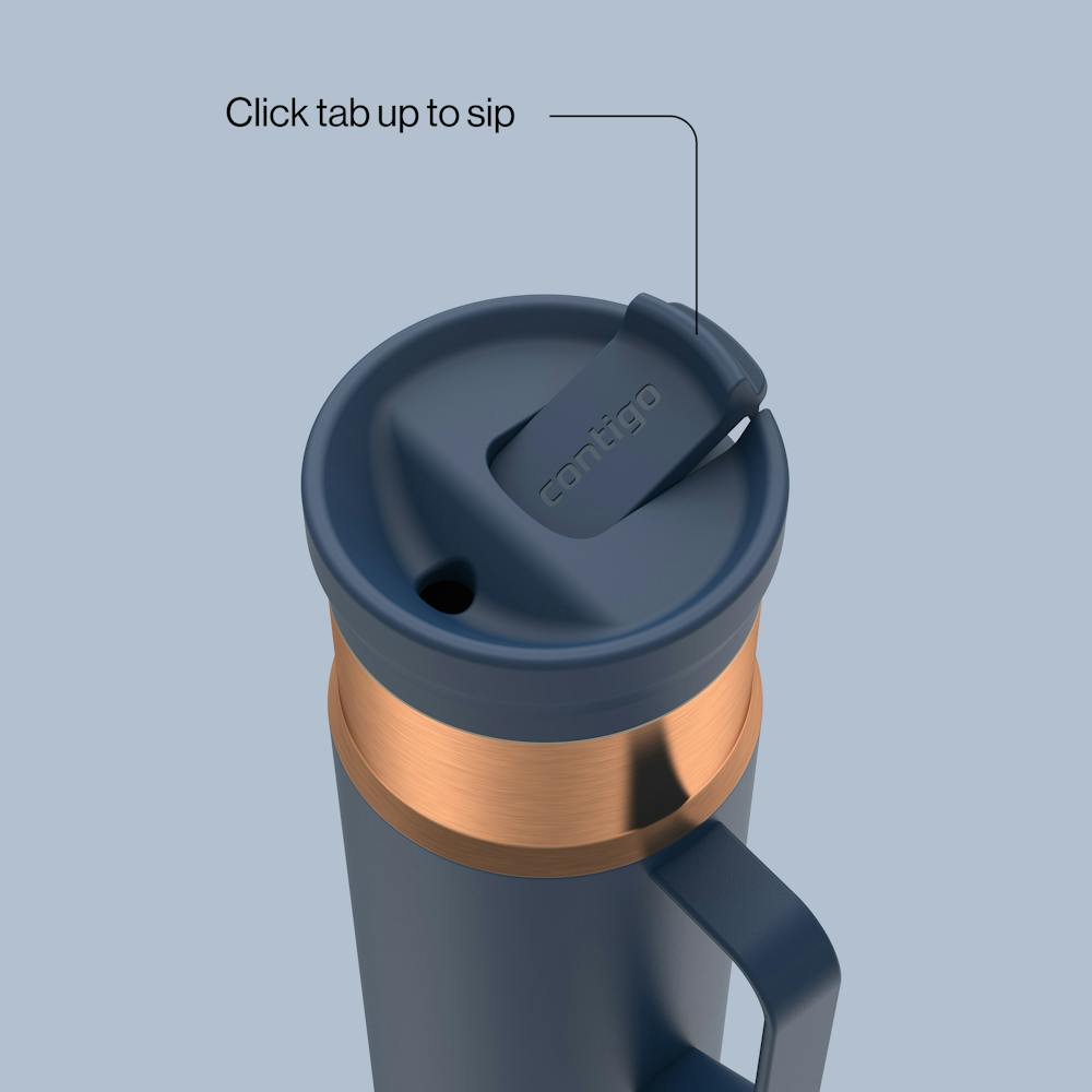 20 oz SnapSeal™ Bottle w/Handle - Abyss Bronze
