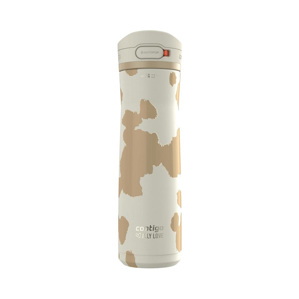 Contigo® x Ally Love Jackson Chill 2.0 Stainless Steel Water Bottle with AUTOPOP® Lid, 24oz - Oatmilk