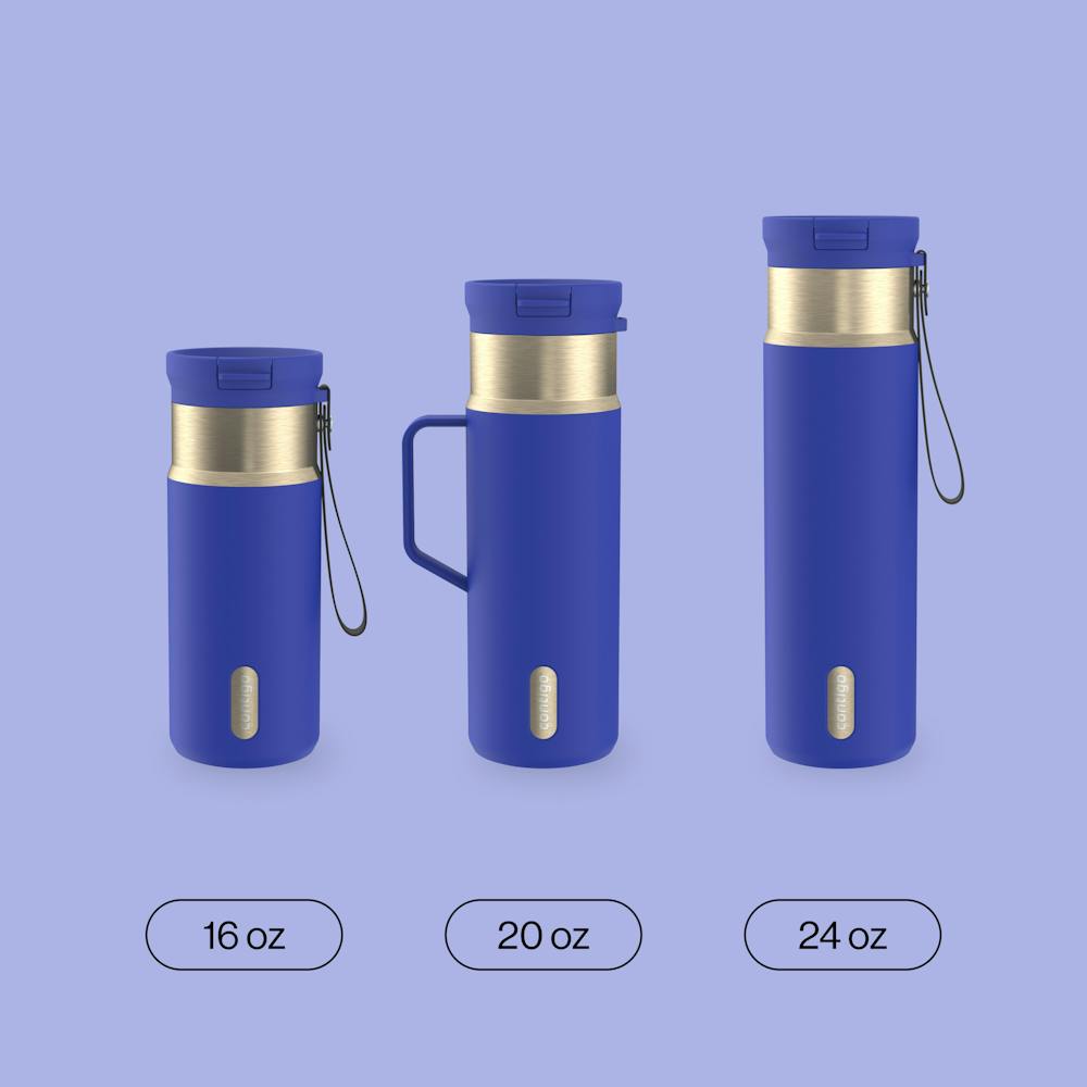 20 oz SnapSeal™ Bottle w/Handle - Wild Indigo Champagne