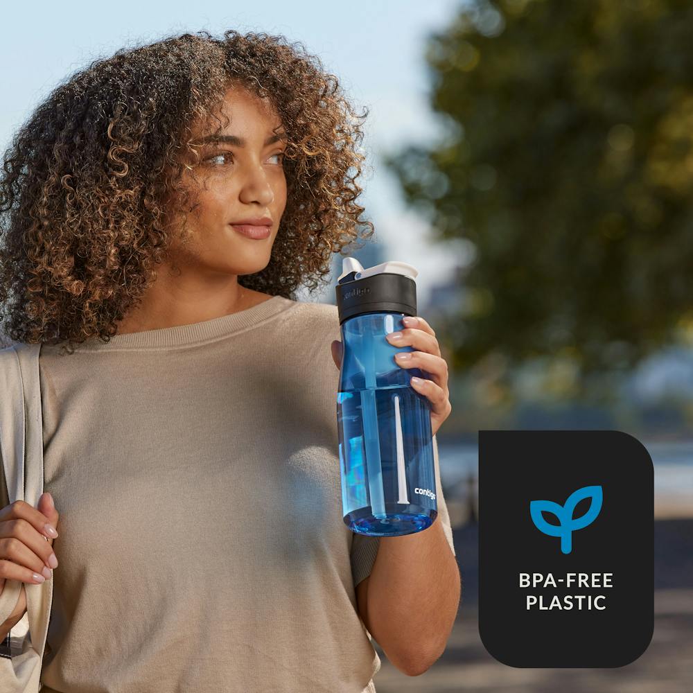 Contigo® Ashland 2.0, Water Bottle with AUTOSPOUT® Lid, 32oz - Blue Poppy