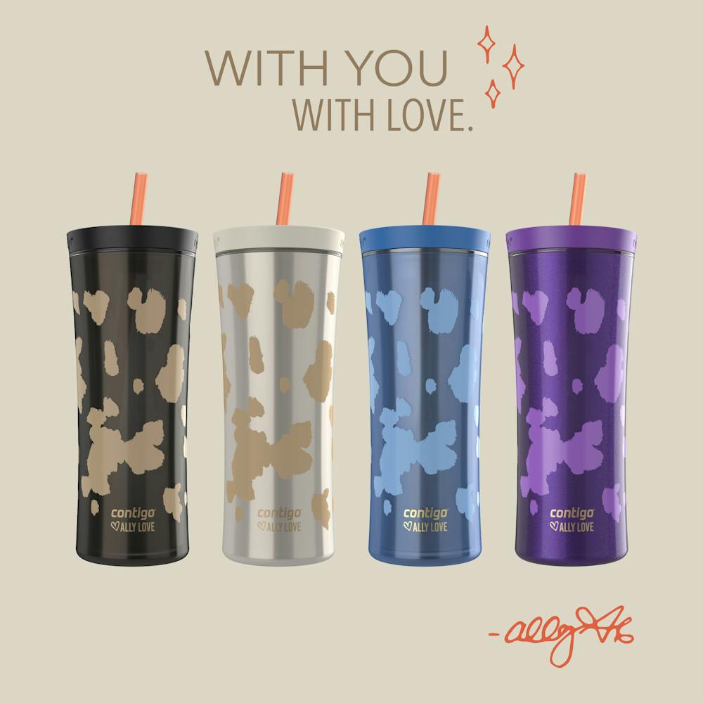 Contigo® x Ally Love Streeterville AUTOCLOSE® Shake & Go® Tumbler, 20oz - Violet
