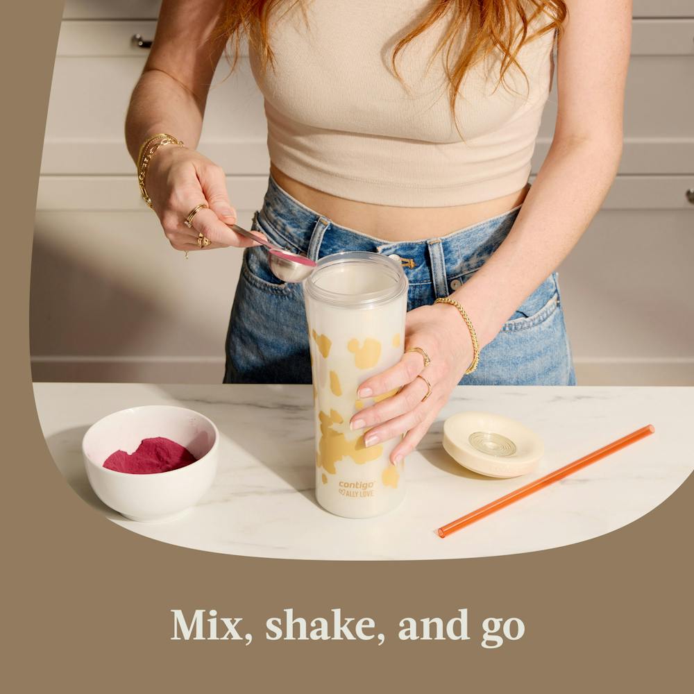 Contigo® x Ally Love Streeterville AUTOCLOSE® Shake & Go® Tumbler, 20oz - Oatmilk