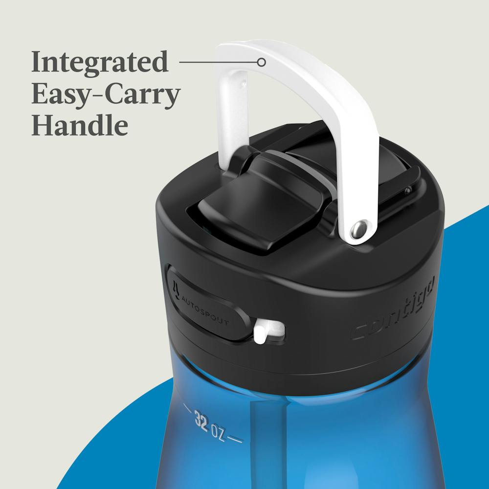 Contigo® Ashland 2.0, Water Bottle with AUTOSPOUT® Lid, 32oz - Blue Poppy