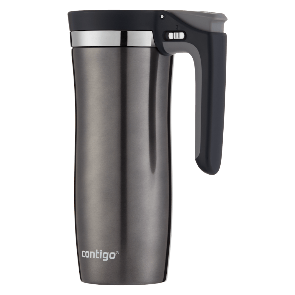Contigo® Handled AUTOSEAL® Stainless Steel Travel Mug with Easy-Clean Lid, 16oz - Gunmetal