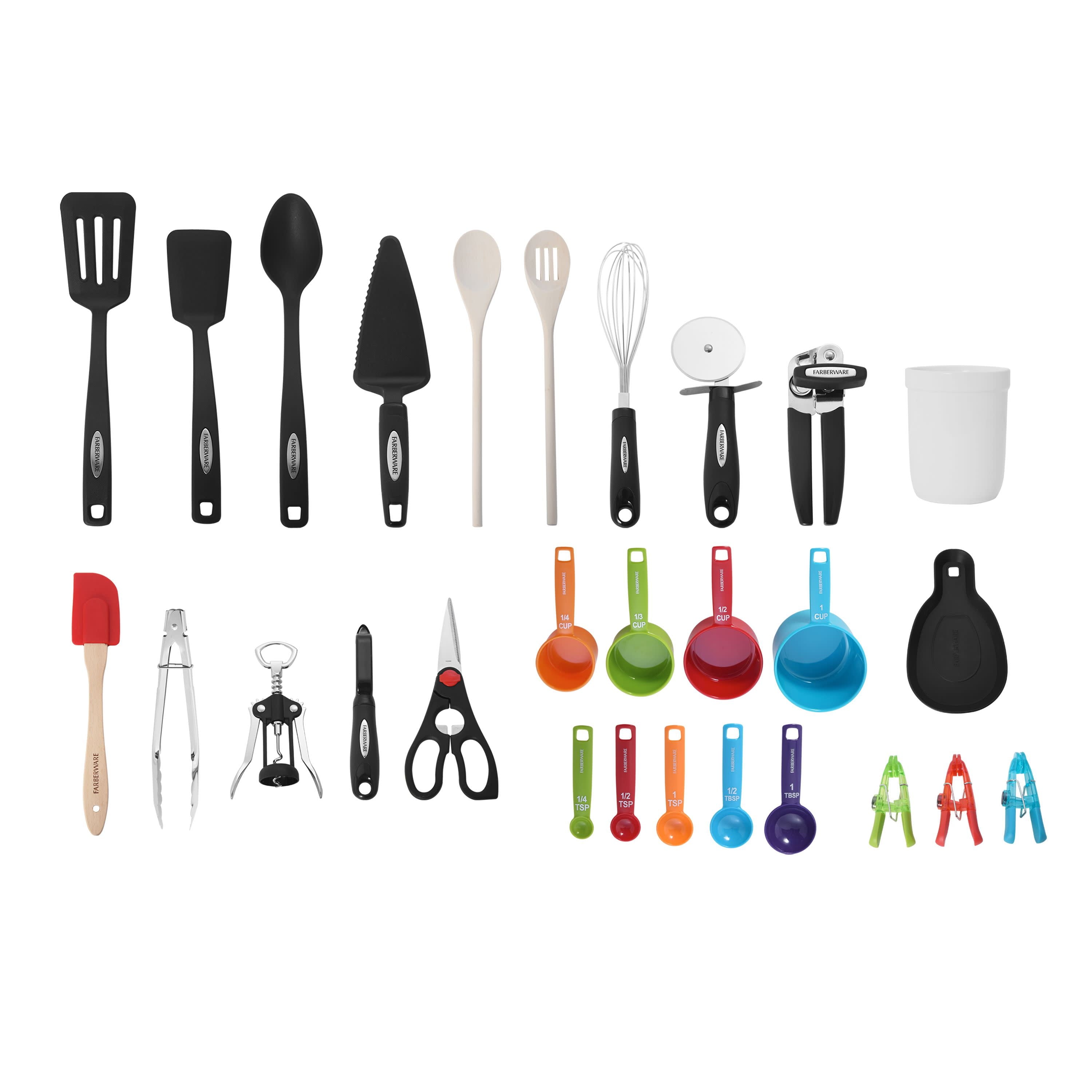 28-Piece Kitchen Utensil & Gadget Set, Multicolor