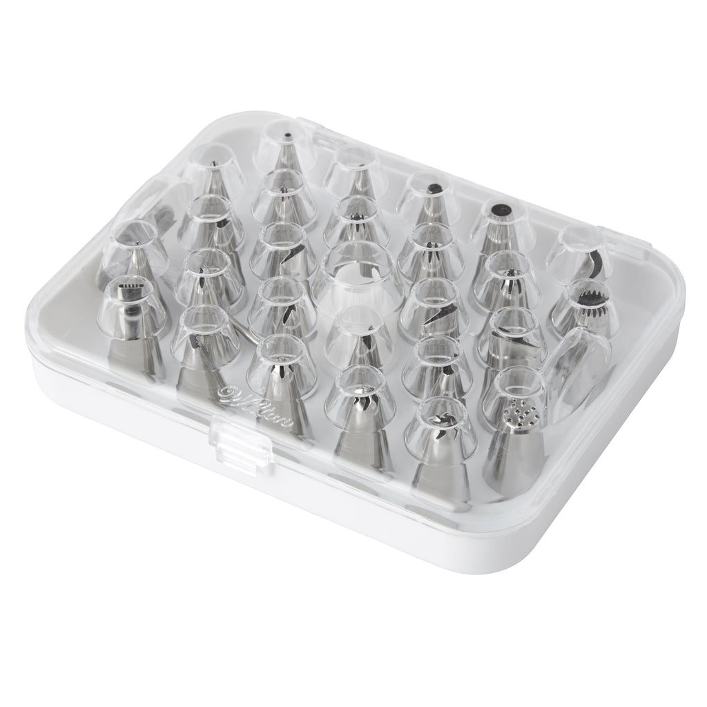 Deluxe Decorating Tip Set, 29-Piece, Stainless Steel and Plastic