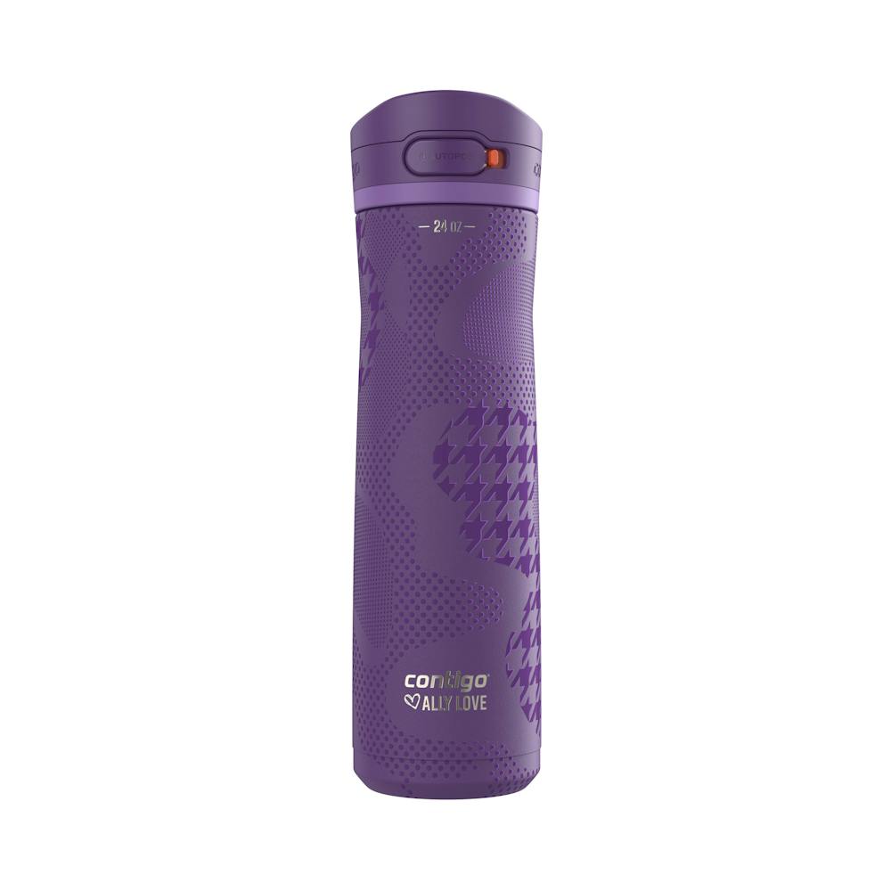 Contigo® x Ally Love Jackson Chill 2.0 Stainless Steel Water Bottle with AUTOPOP® Lid, 24oz - Violet