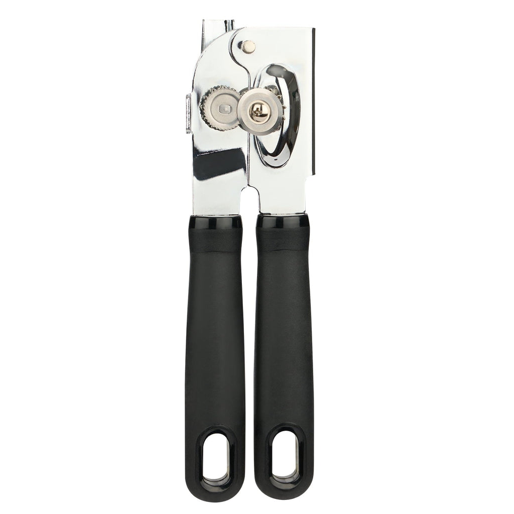 Stainless Steel Comfort Cushion Handle Grip Can Opener, Black