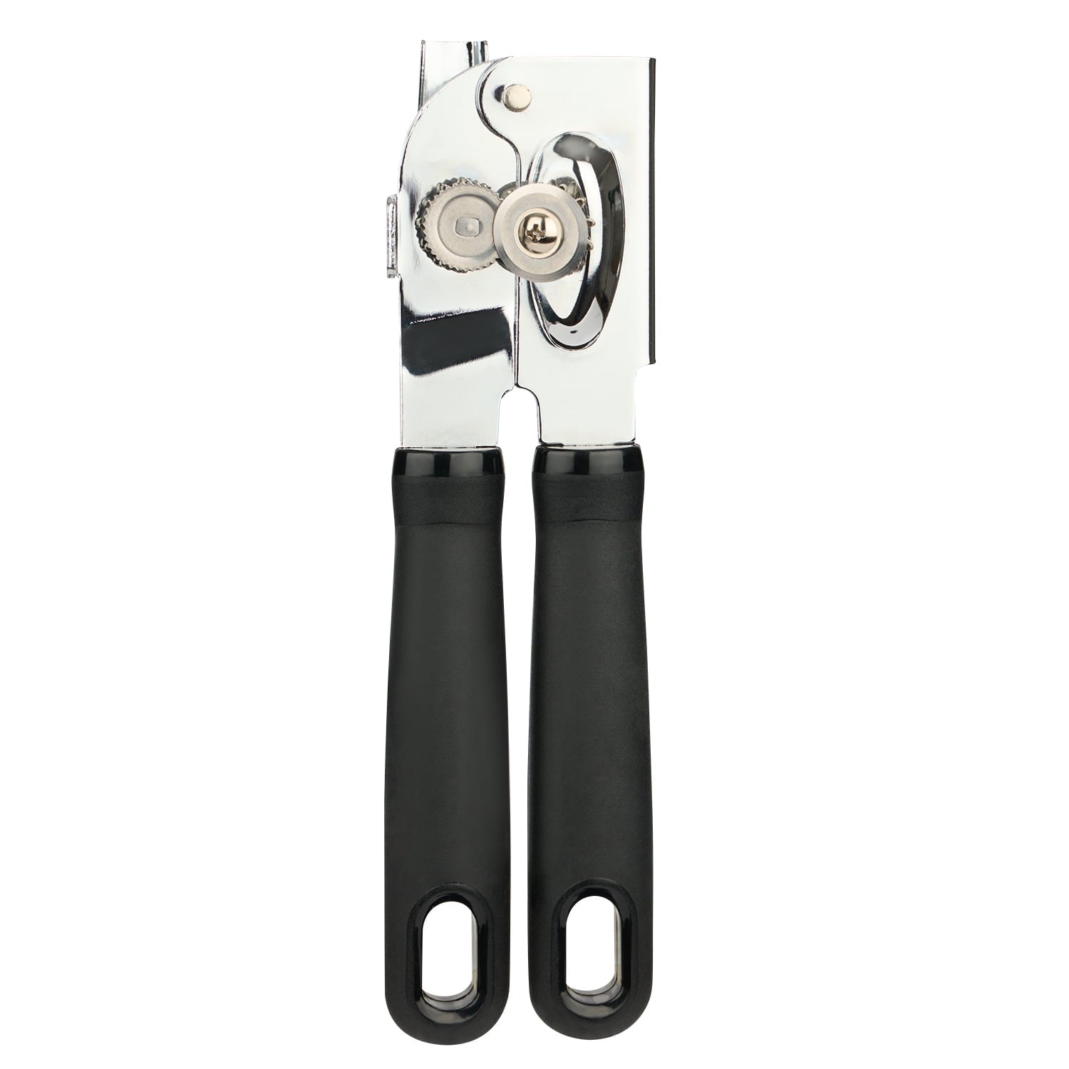 Stainless Steel Comfort Cushion Handle Grip Can Opener, Black