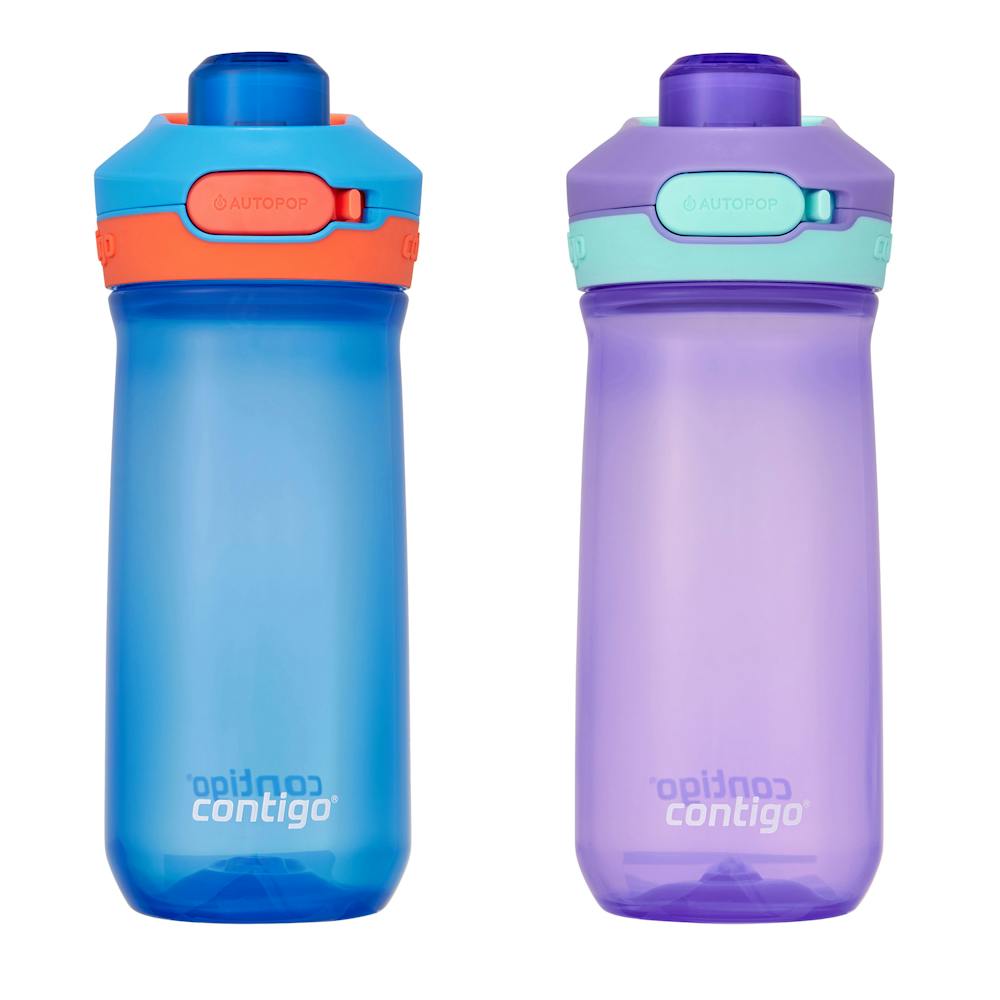 Contigo® Kids Jessie Water Bottle with AUTOPOP® Lid, 14oz - Blue Poppy & Amethyst