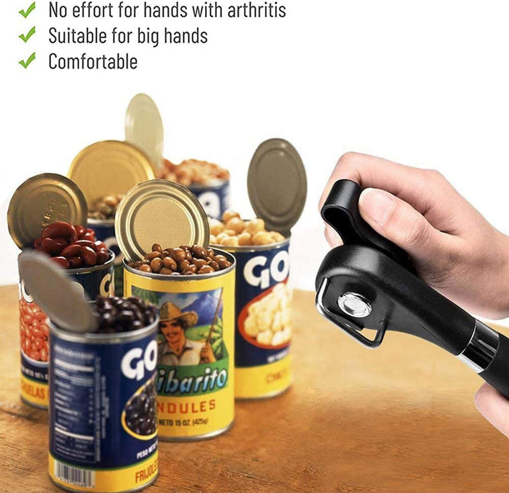 Opener Manual Cutting Opener Safe Smooth Edge Stainless Steel Ergonomic Opener Kitchen Restaurant