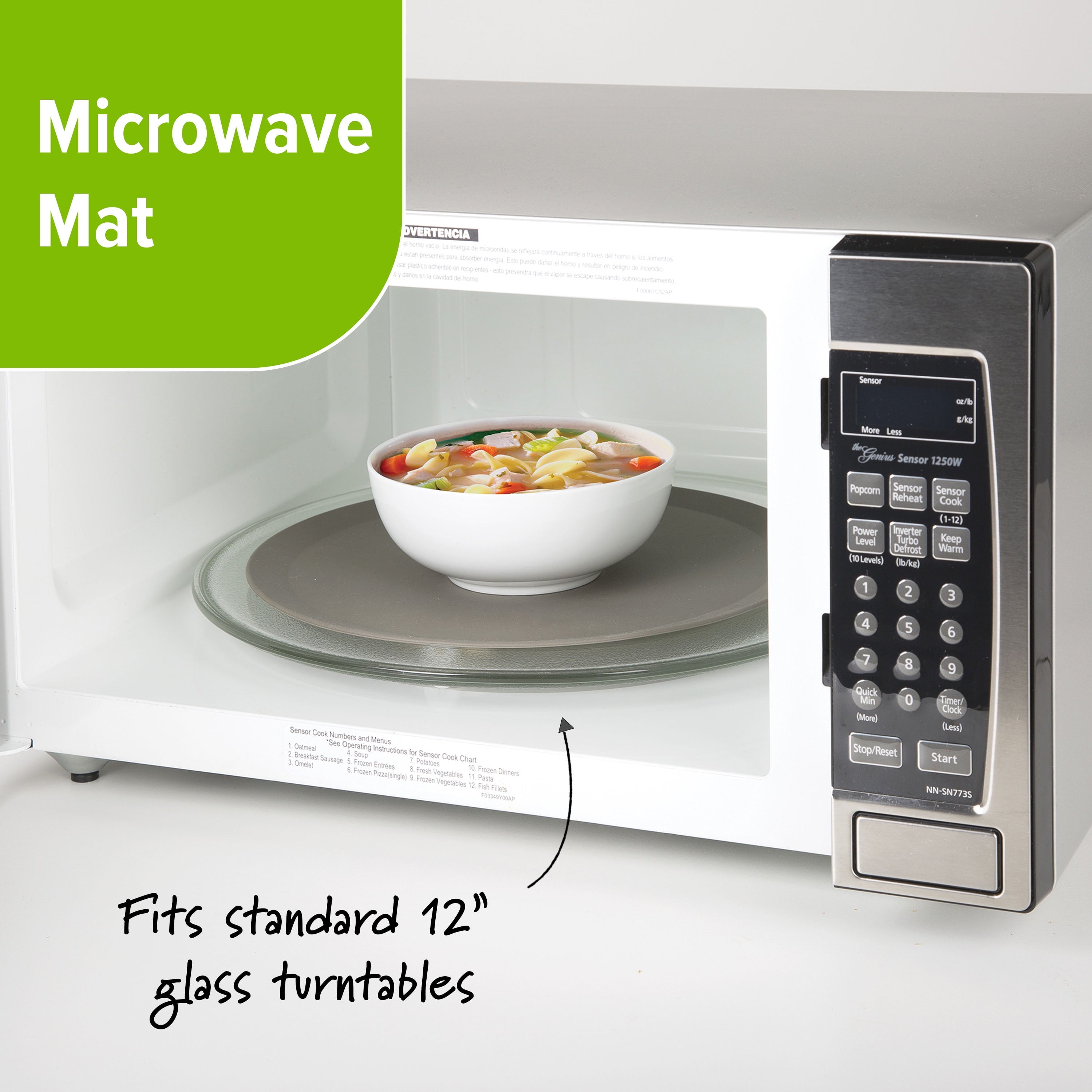 12 inch Multi-Purpose Sustainable Silicone Mat, Gray