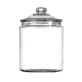 Glass Jar with Lid, 1/2 Gallon, Best Used for Pantry Jar Storage and Display