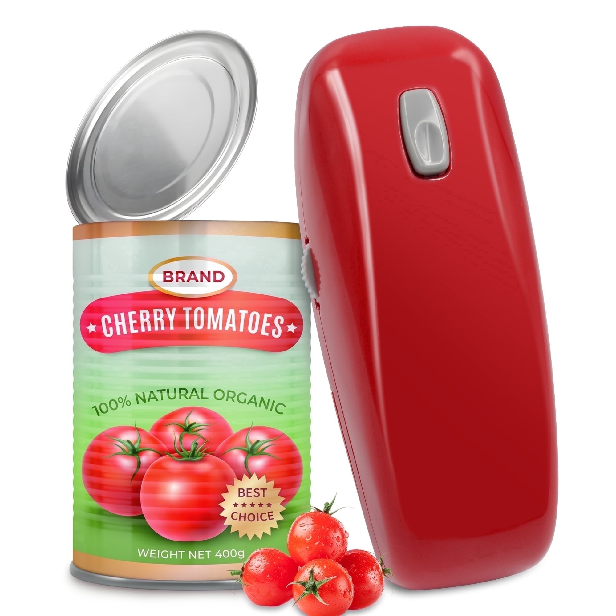 Electric Can Opener, One-Touch, Hands-Free Automatic Can Openers for Kitchen, Smooth Edge Safe for Food Prep...