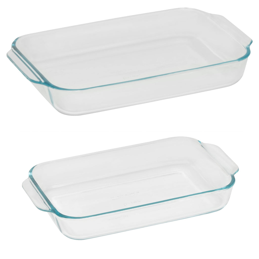 Basics 2 Piece Bakeware Value Pack, 3qt and 2qt Oblongs