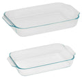 Basics 2 Piece Bakeware Value Pack, 3qt and 2qt Oblongs