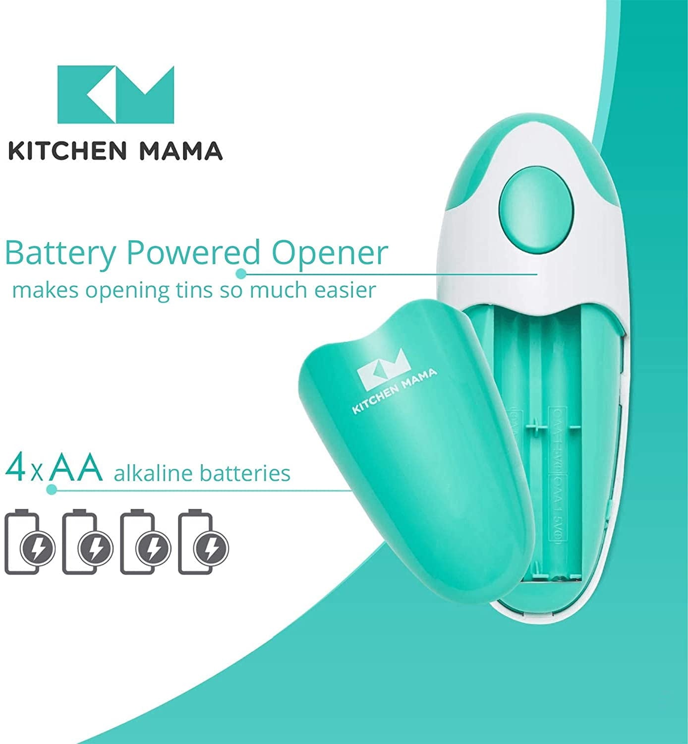 Auto Electric Can Opener: Open Your Cans with A Simple Press of Button - Automatic, Hands Free, Smooth E...