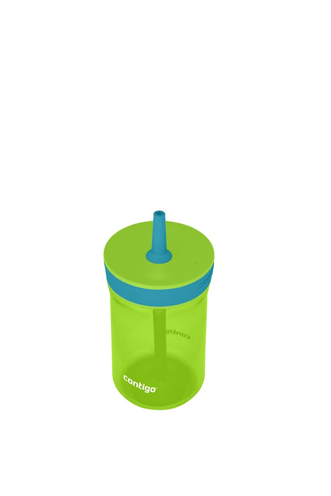 Contigo® Kids Leighton Spill-Proof Tumbler with Straw, 14 oz - Cool Lime Juniper