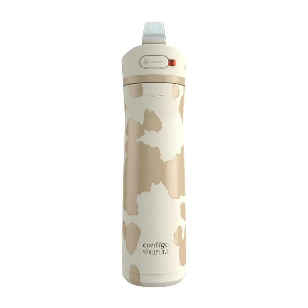 Contigo® x Ally Love Ashland Chill 2.0 Stainless Steel Water Bottle with AUTOSPOUT® Lid, 24oz - Oatmilk