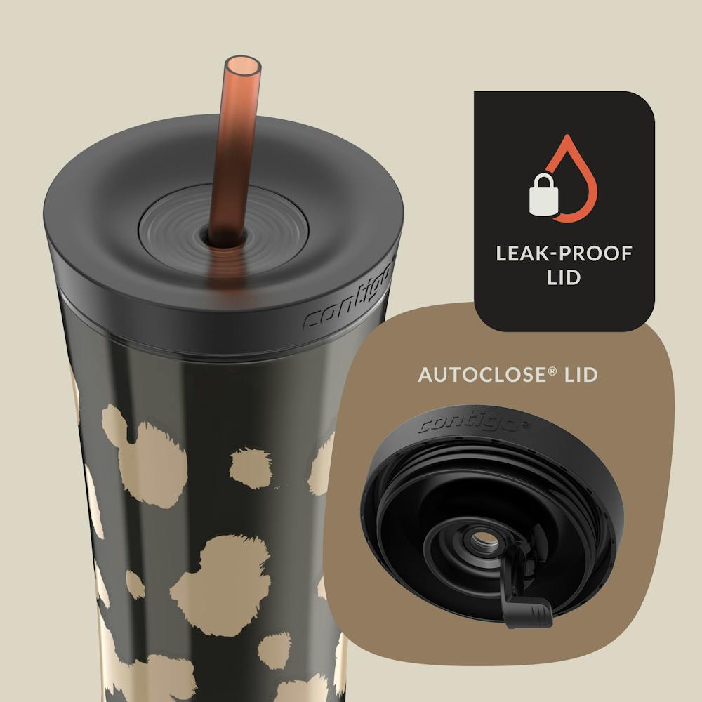 Contigo® x Ally Love Streeterville AUTOCLOSE® Shake & Go® Tumbler, 20oz - Licorice