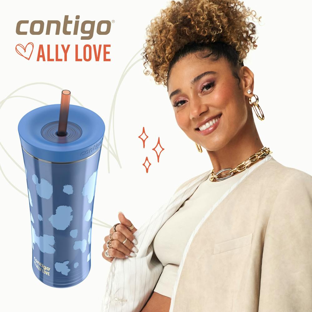 Contigo® x Ally Love Streeterville AUTOCLOSE® Shake & Go® Tumbler, 20oz - Stellar Jay