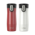 Contigo® West Loop 3.0 Stainless Steel Travel Mug with AUTOSEAL® Lid, 16oz, 2-Pack - Goji Berry Pearl & Salt Frosted Pearl