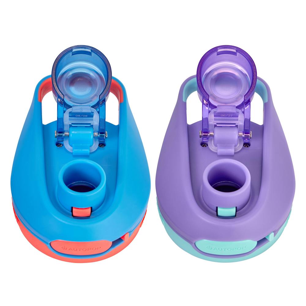Contigo® Kids Jessie Water Bottle with AUTOPOP® Lid, 14oz - Blue Poppy & Amethyst