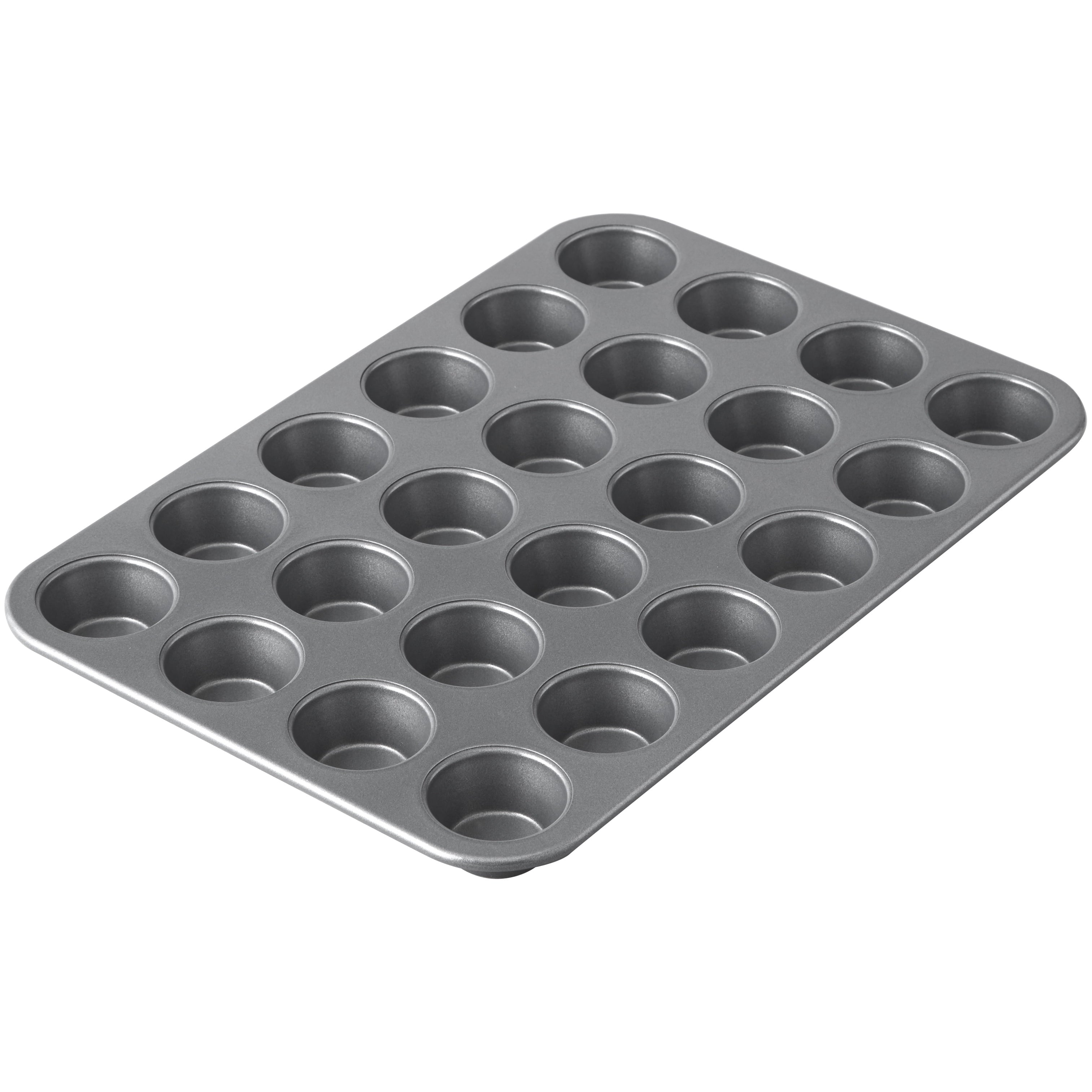 Everyday Non-Stick 24-Cup Mini Muffin Pan Cupcake Tin 14.65" x 9.9" x 0.8", Packaging May Vary