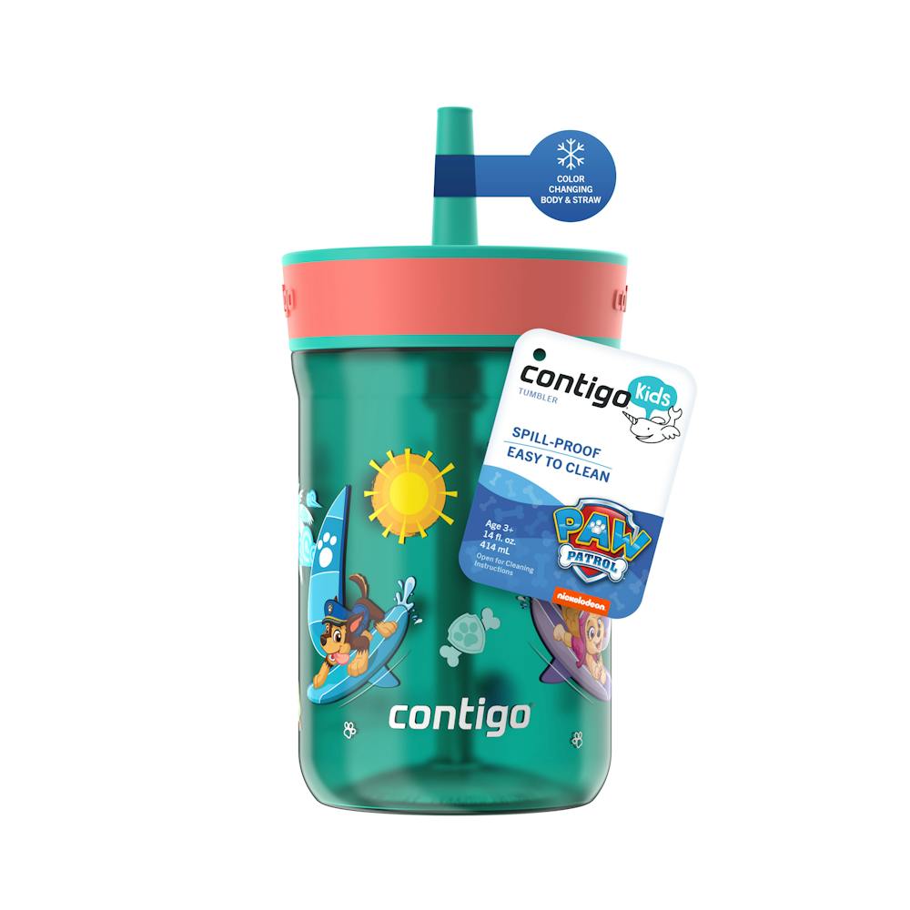 Contigo® Kids Leighton Spill-Proof Tumbler with Straw, 14 oz - Tourmaline