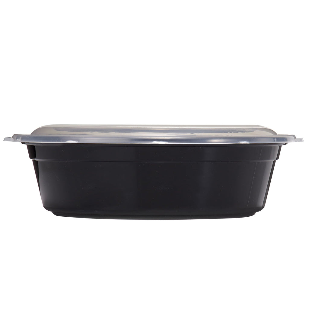 5-Pack Round Meal Prep Containers with 3 Compartments and Lids, 1L, BPA-Free, Microwave & Dishwasher Safe, Made for F...