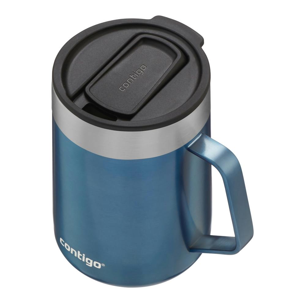 Contigo® Streeterville Stainless Steel Mug with Handle, 14oz - Blue Corn